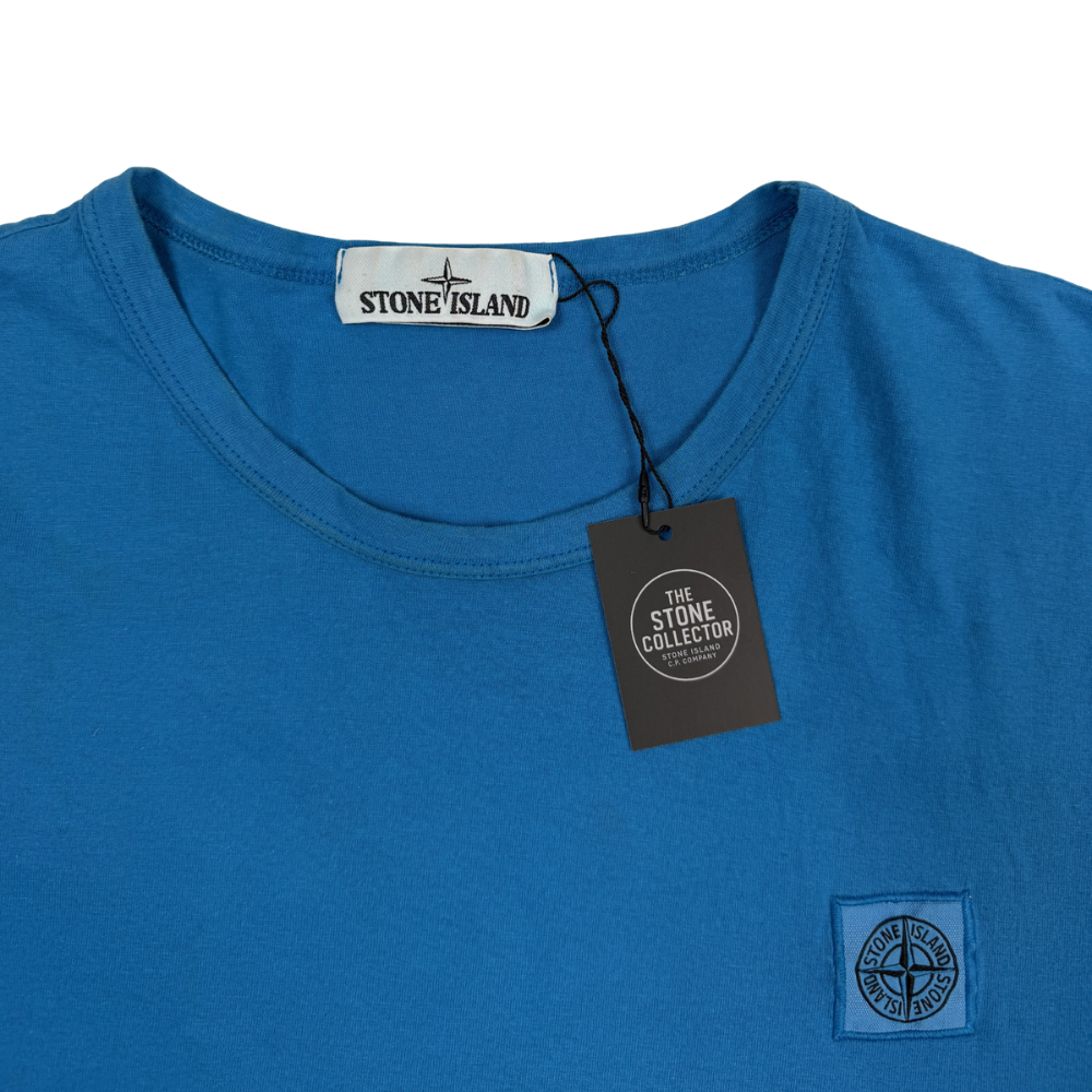 Camiseta Stone Island Azul manga corta - talla L