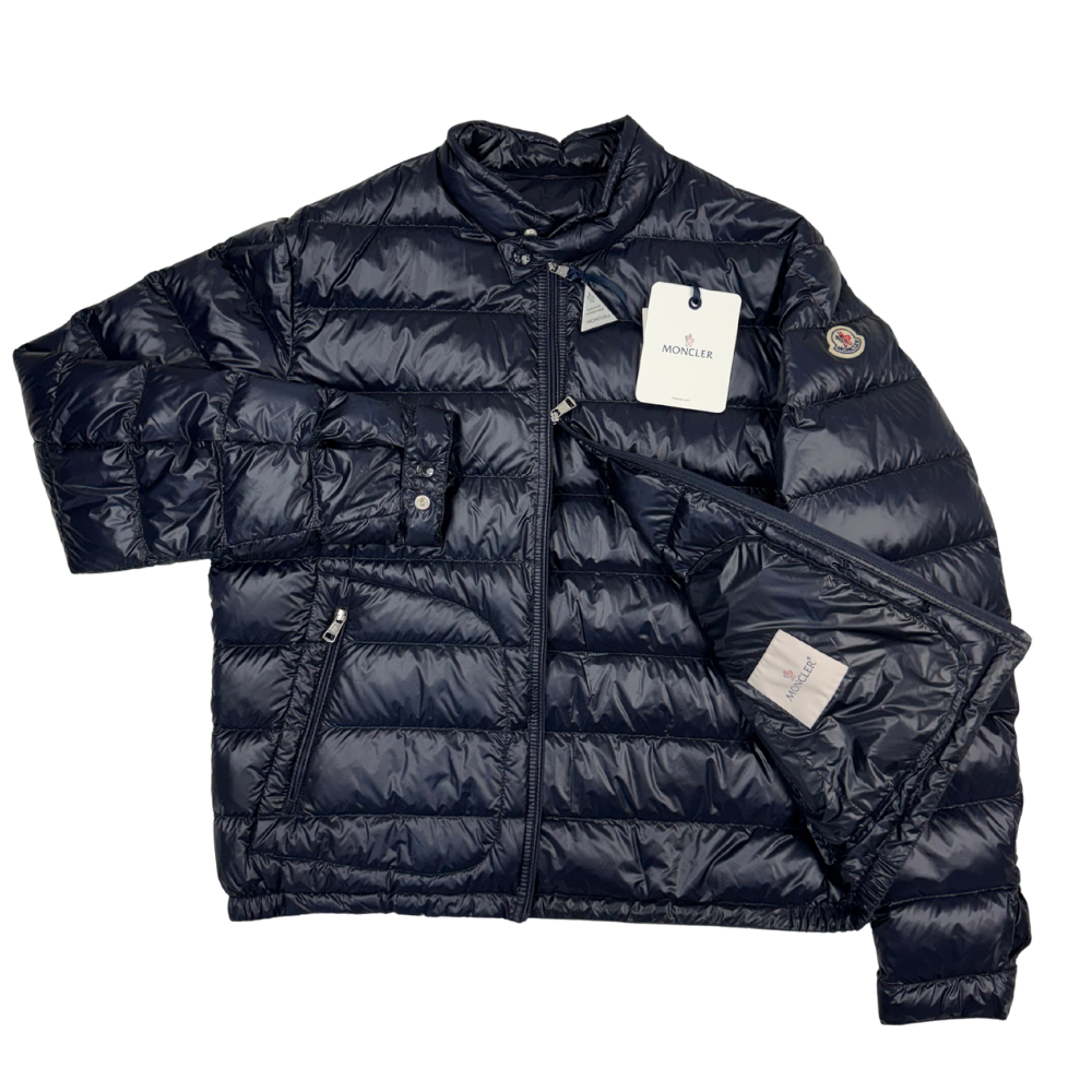 Plumífero Moncler Acorus azul marino - talla 5 (XL) / 6 (2XL)