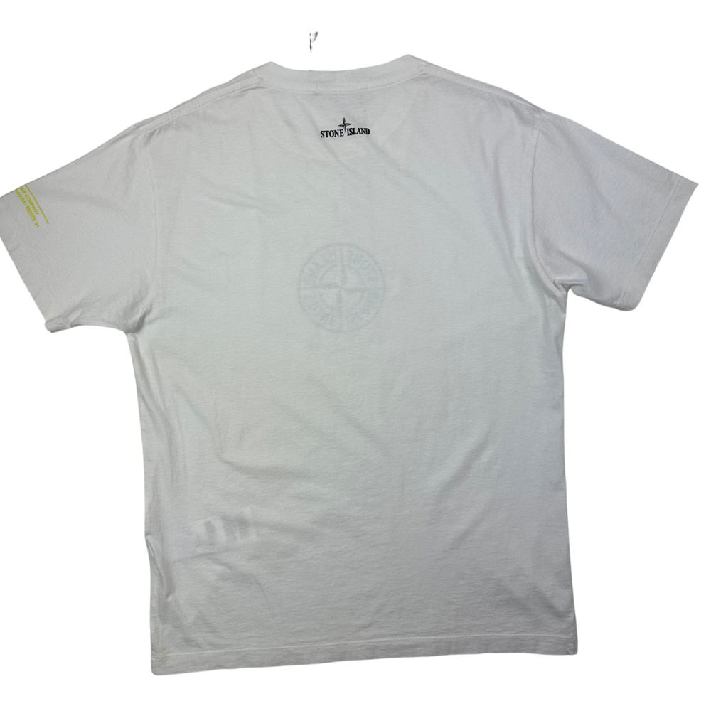 CAMISETA MANGA CORTA LOGO FRONTAL STONE ISLAND - talla L