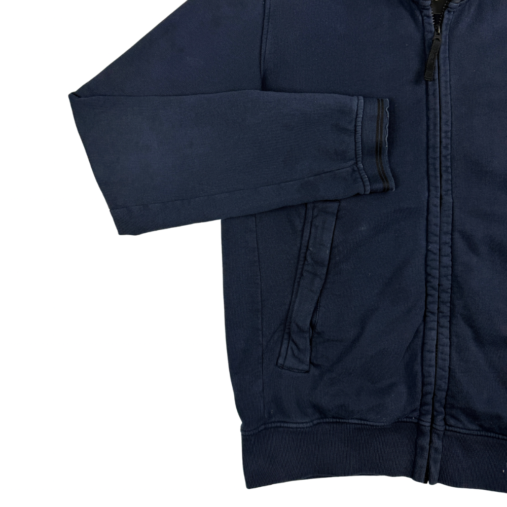 SUDADERA CON CREMALLERA Y GORRO NYLON STONE ISLAND - talla L