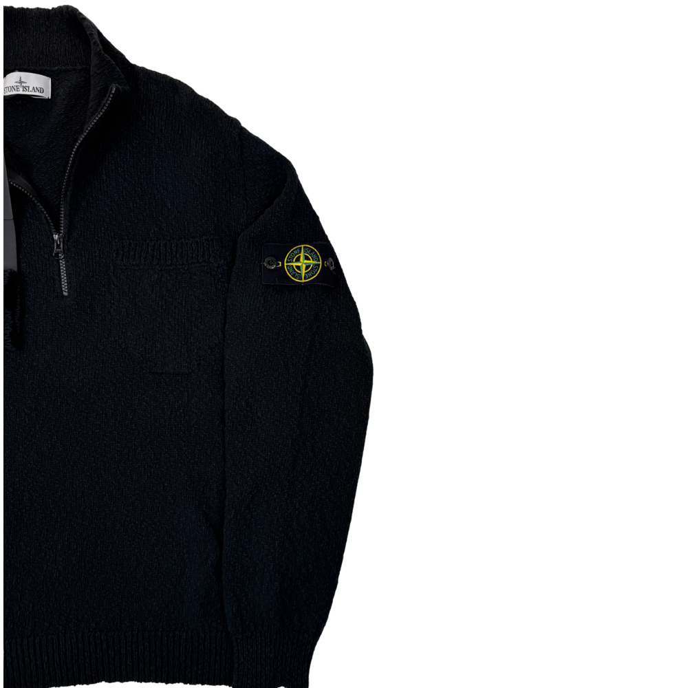 Jersey Stone Island Half-Zip negro - talla M