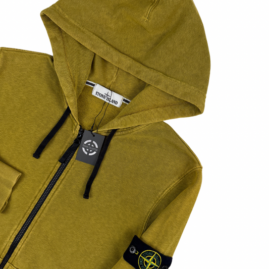 SUDADERA CON CAPUCHA Y CREMALLERA STONE ISLAND - talla M