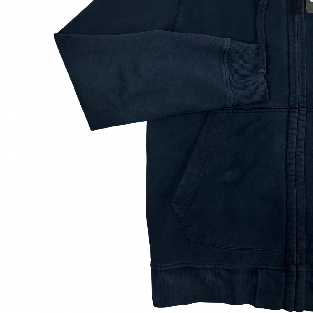 SUDADERA CON CREMALLERA Y CAPUCHA STONE ISLAND - talla L