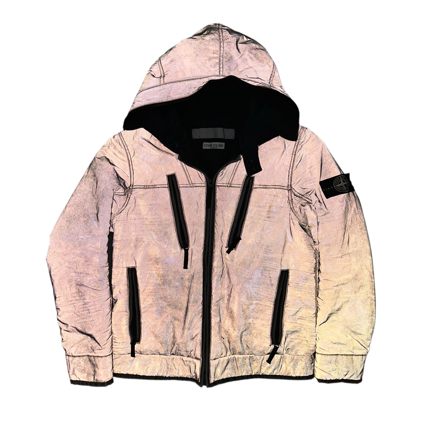 ABRIGO LIQUID REFLECTIVE STONE ISLAND - talla M