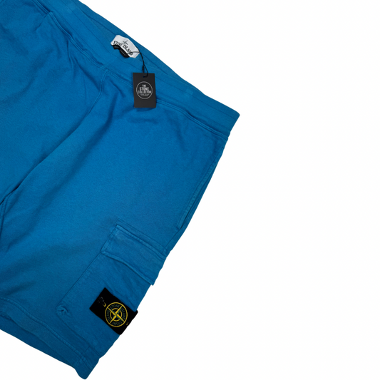Pantalón Cargo Corto Jogger Stone Island azul - talla XL