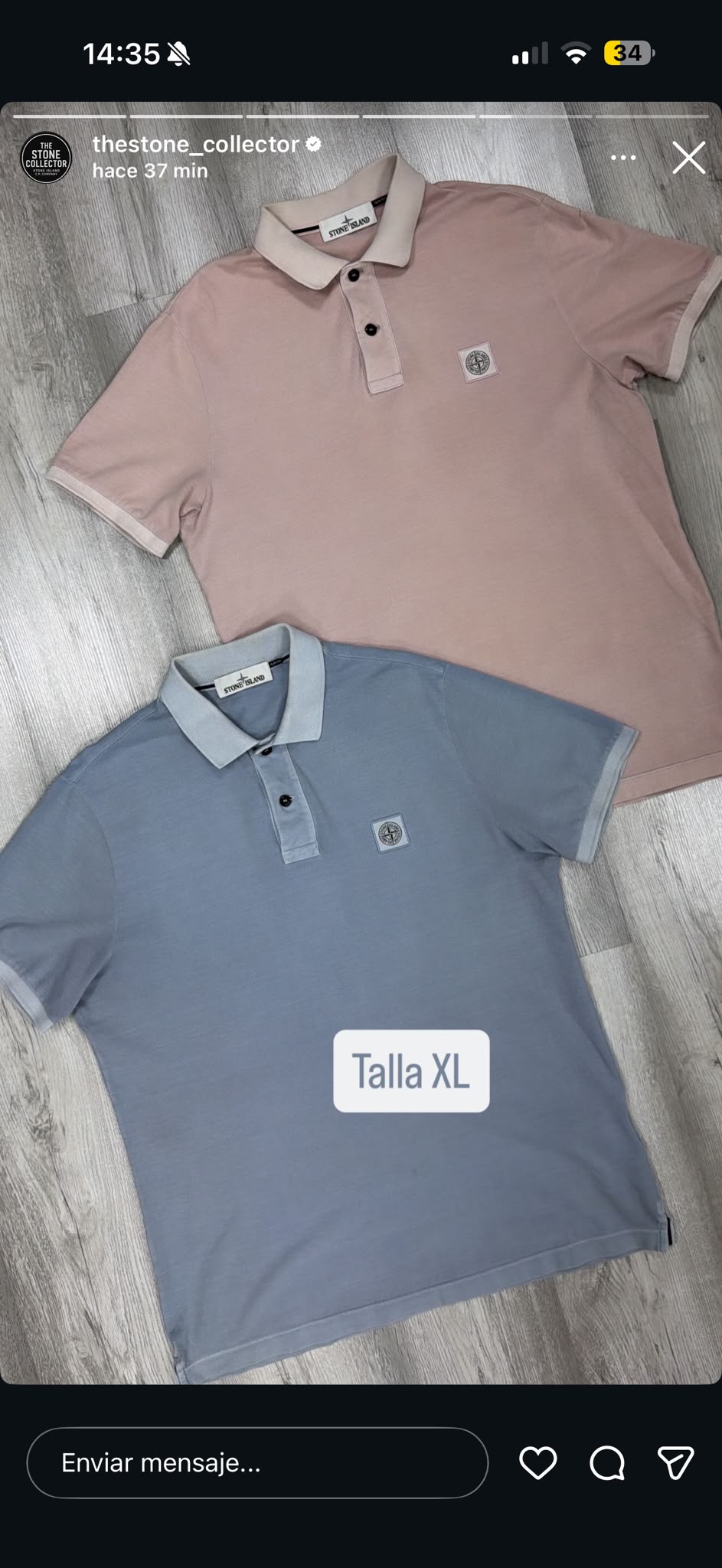 POLO MANGA CORTA a talla XL