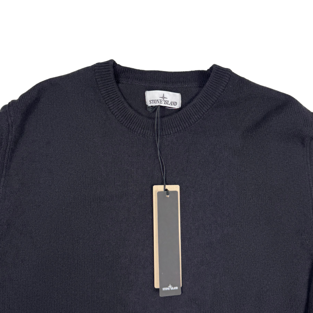 Jersey Stone Island cuello redondo negro - talla XL/2XL