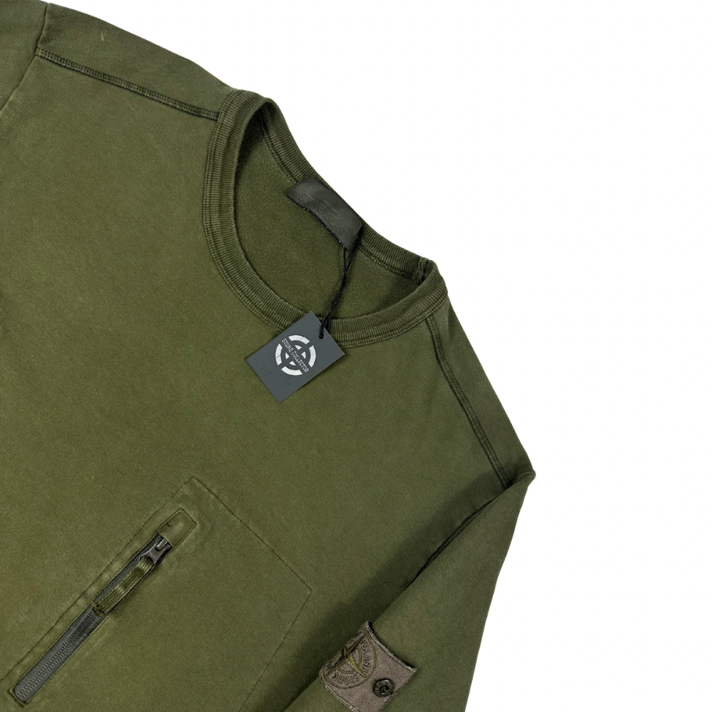 SUDADERA CUELLO REDONDO GHOST STONE ISLAND - talla XXL