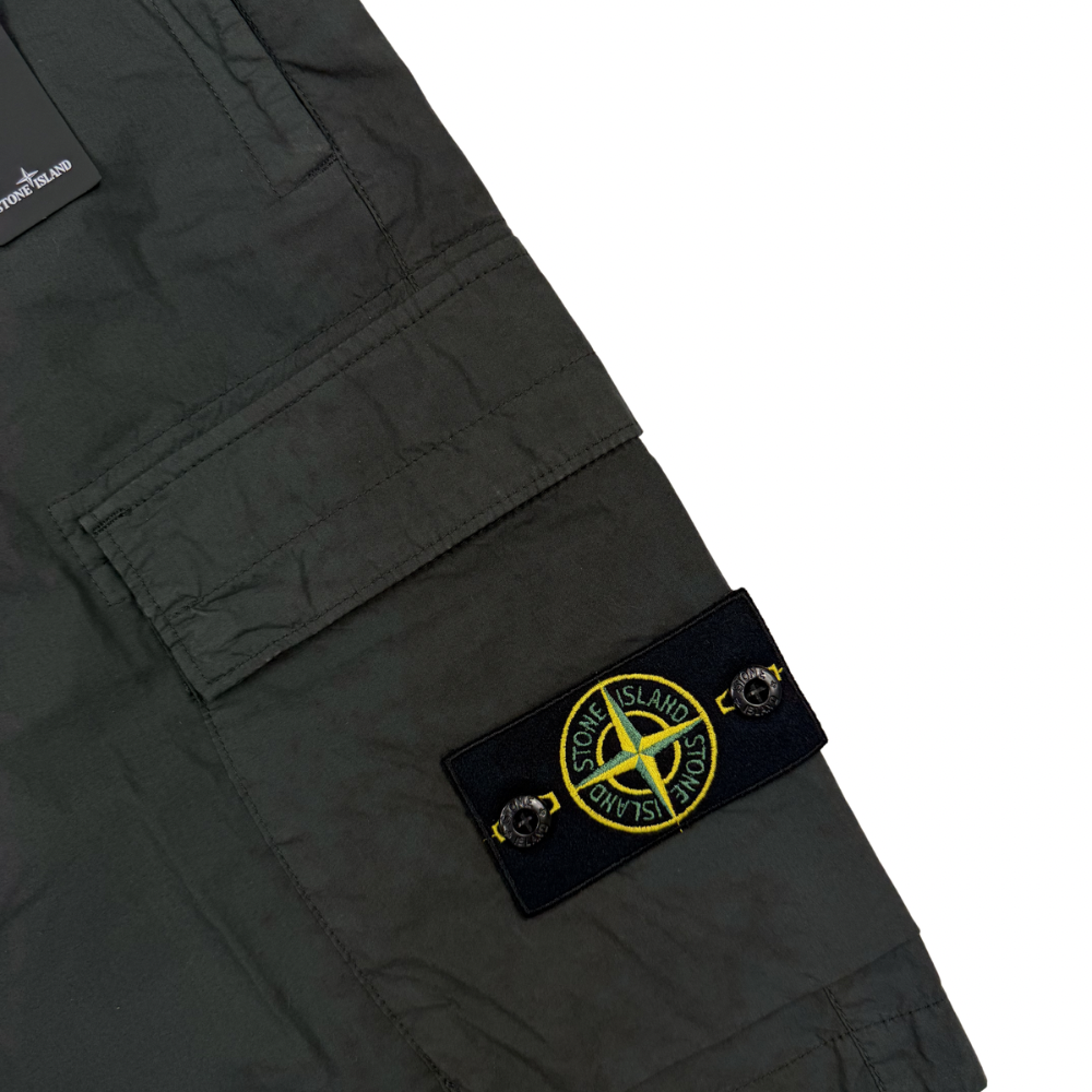 Pantalón Cargo Corto Stone Islans Gris Verdoso - talla W/31 / W/32