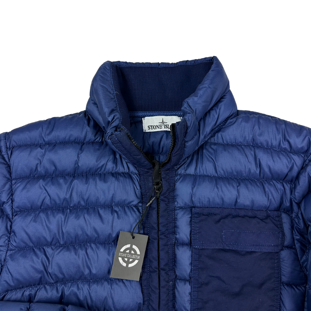 ABRIGO PLUMAS GARMENT DYED MICRO YARN DOWN STONE ISLAND- talla M
