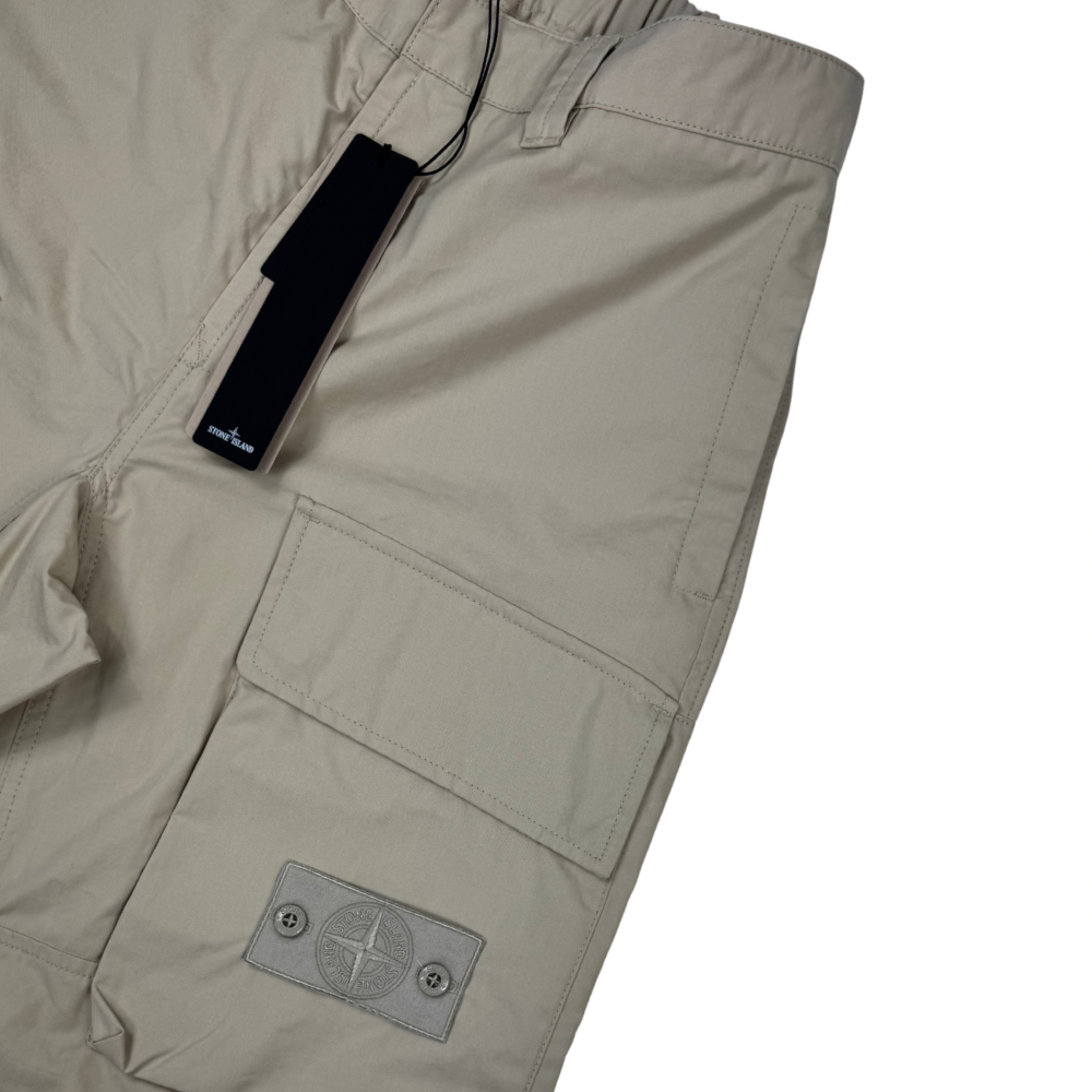 Pantalón Cargo Stone Island Ghost Type Re beige - talla W30/W31/W32/W34