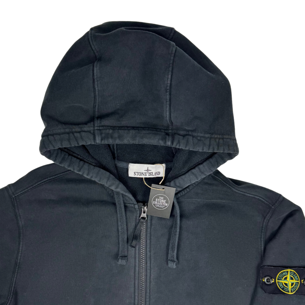 Sudadera con capucha y cremallera Stone Island negro - talla L