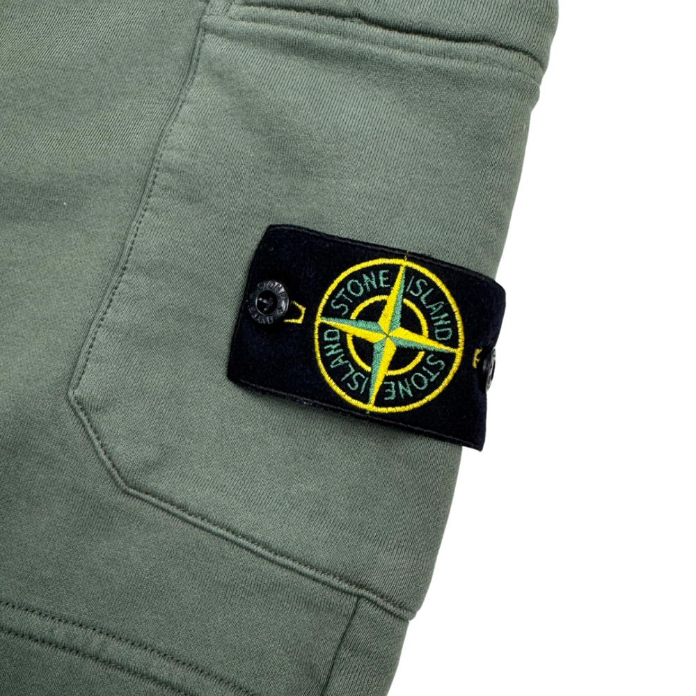 Pantalon Corto Jogger Stone Island verde - talla XL