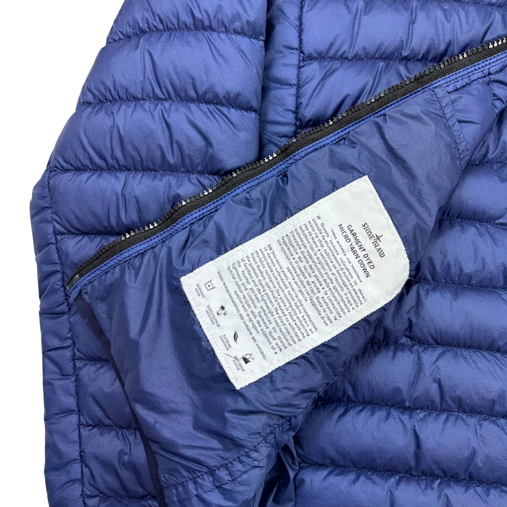 ABRIGO PLUMAS GARMENT DYED MICRO YARN DOWN STONE ISLAND- talla M