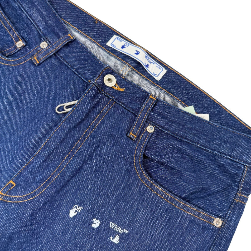 PANTALON VAQUERO OFF WHITE - talla W/31 W/32