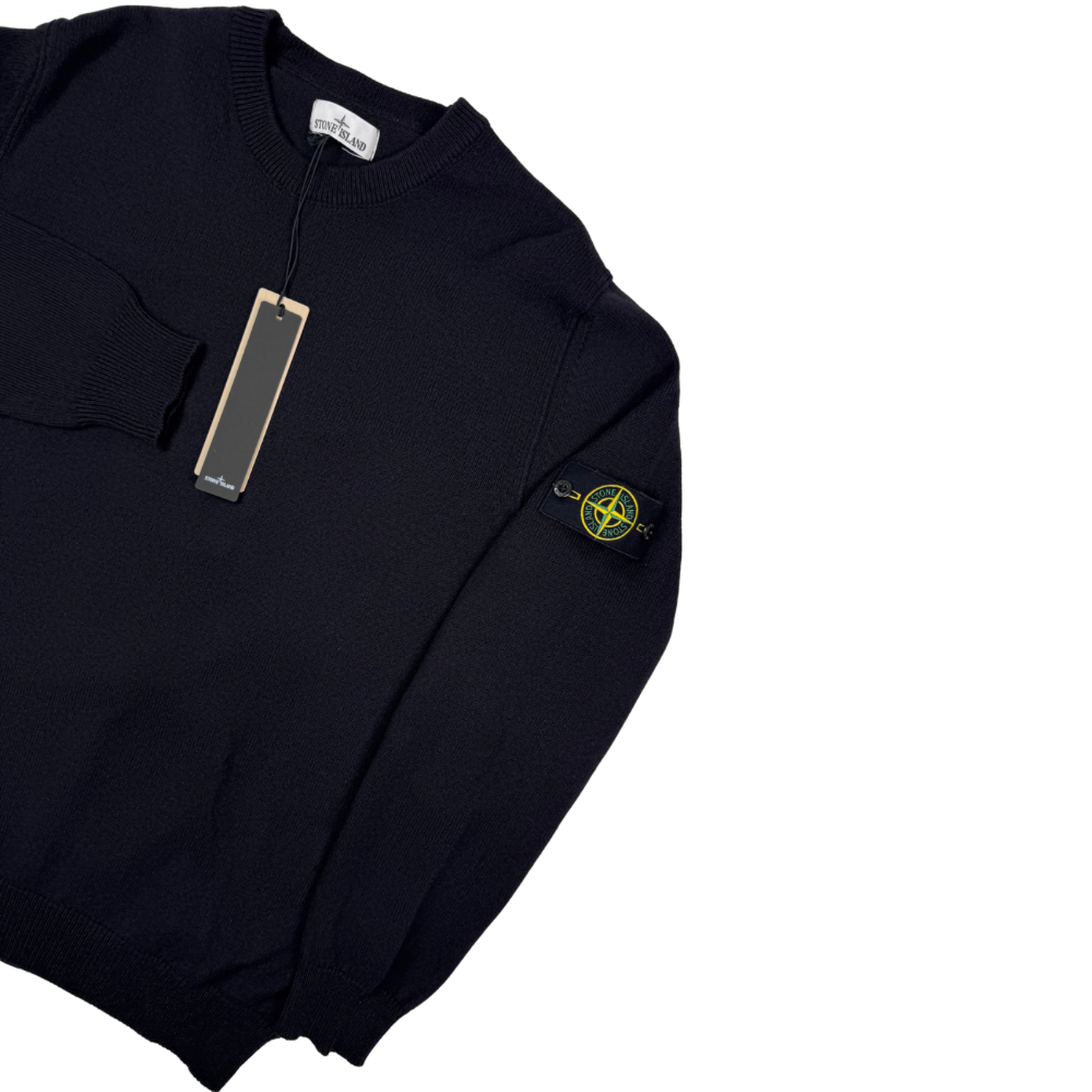 Jersey Stone Island cuello redondo negro - talla XL/2XL