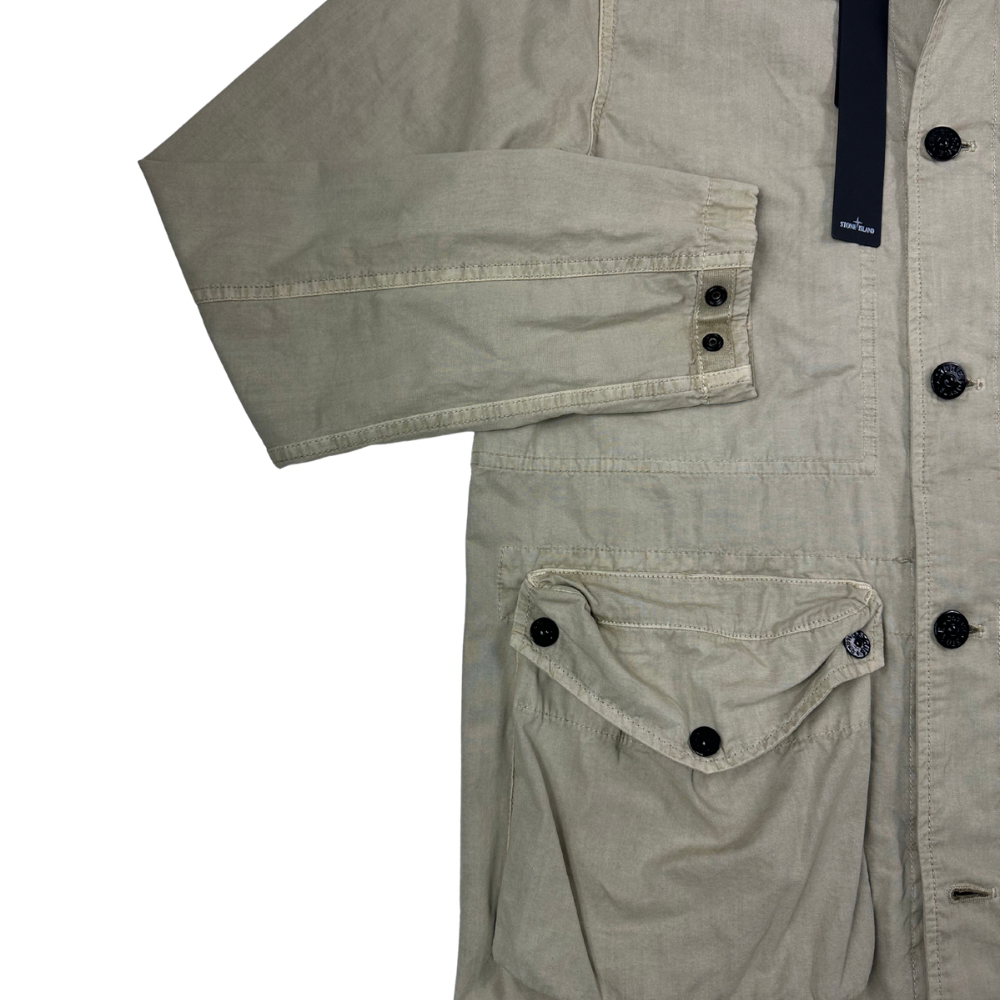 CHAQUETA STONE ISLAND TELA SMERIGLIATA - talla S