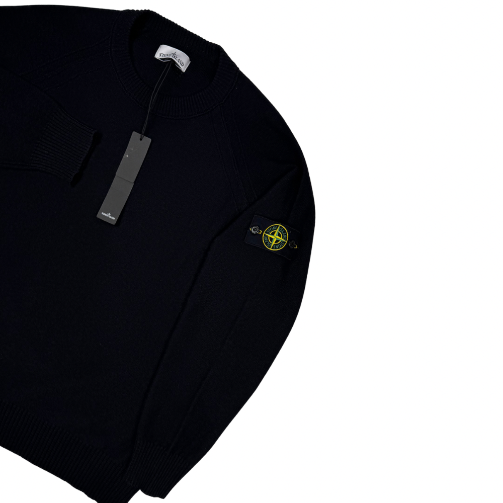 Jersey Stone Island cuello redondo negro - talla 2XL