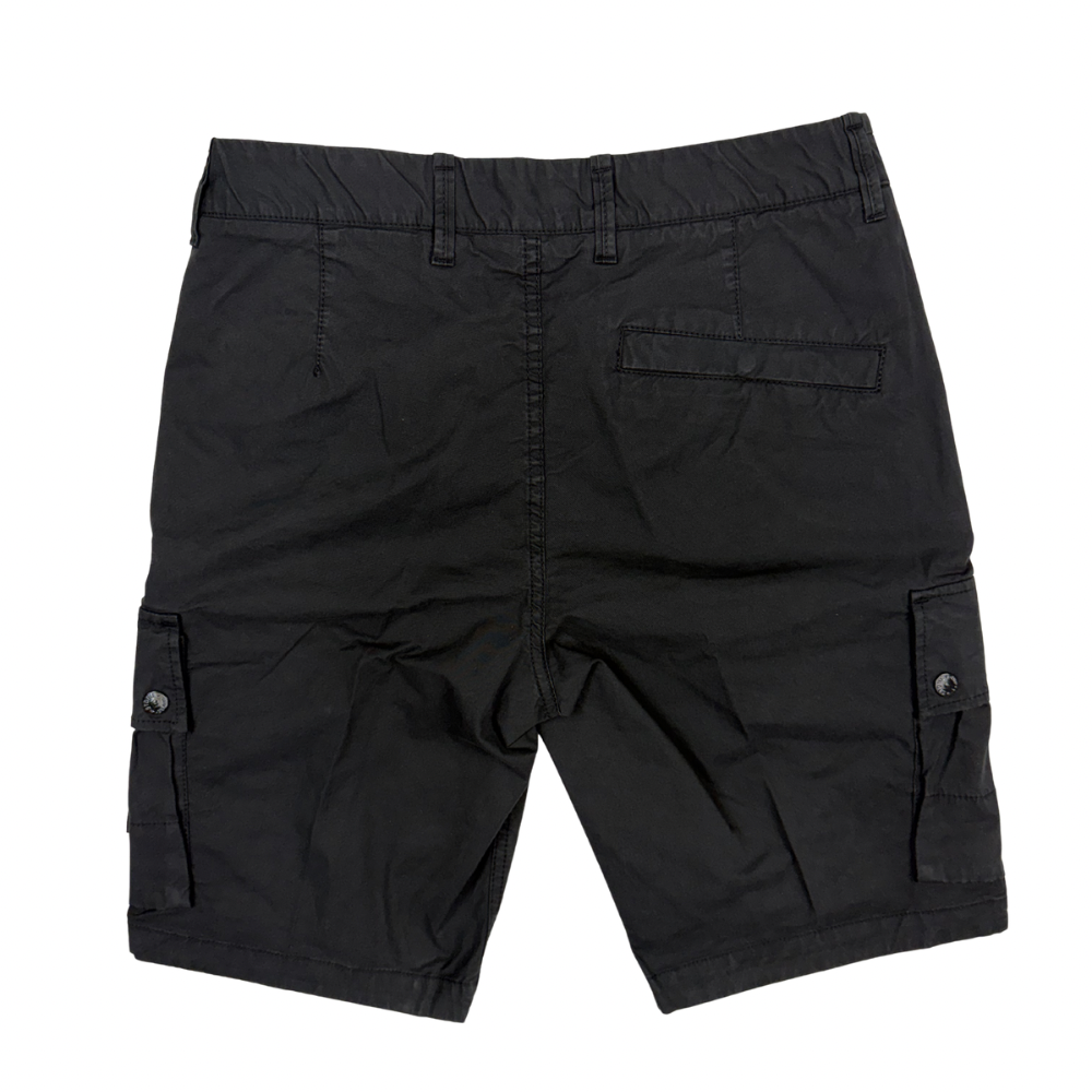 Pantalón Cargo Corto Stone Island Negro - talla W/29 / W/30 / W/30 / W/31