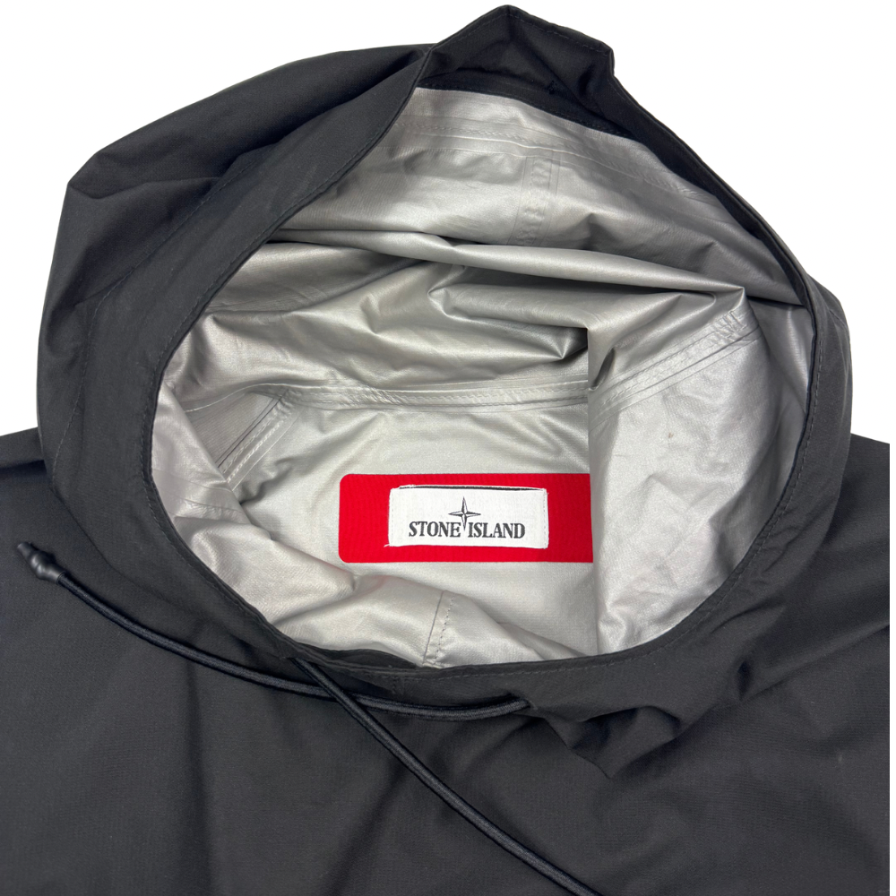Anorak Stone Island Ripstop Gore-Tex With Paclite Product Technology Negro - talla XL
