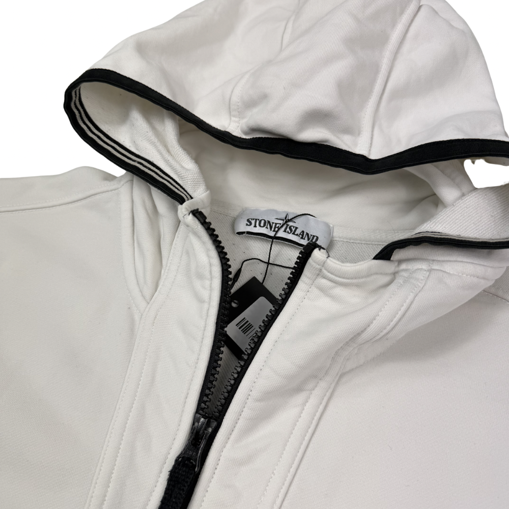 SUDADERA HALF - ZIP CON CAPUCHA STONE ISLAND - talla XL