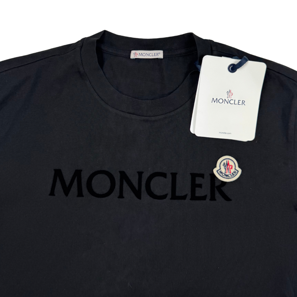 Camiseta Moncler negro manga corta - talla M