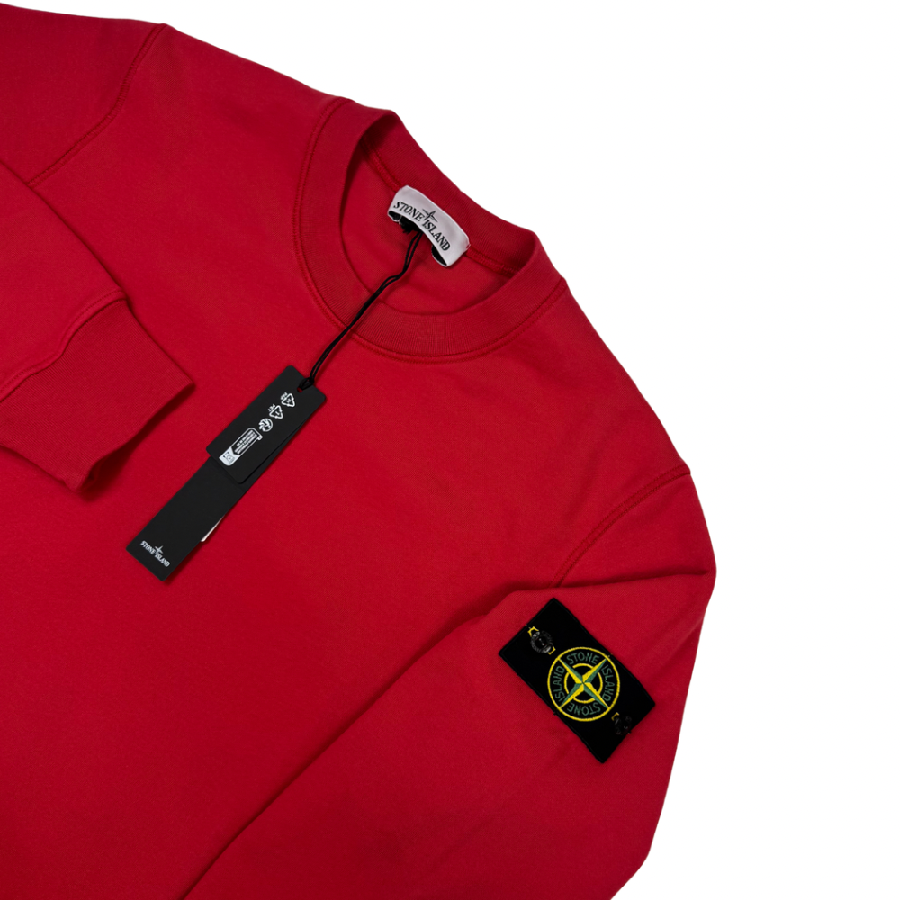 Sudadera cuello redondo Stone Island rojo - talla L/XL/2XL
