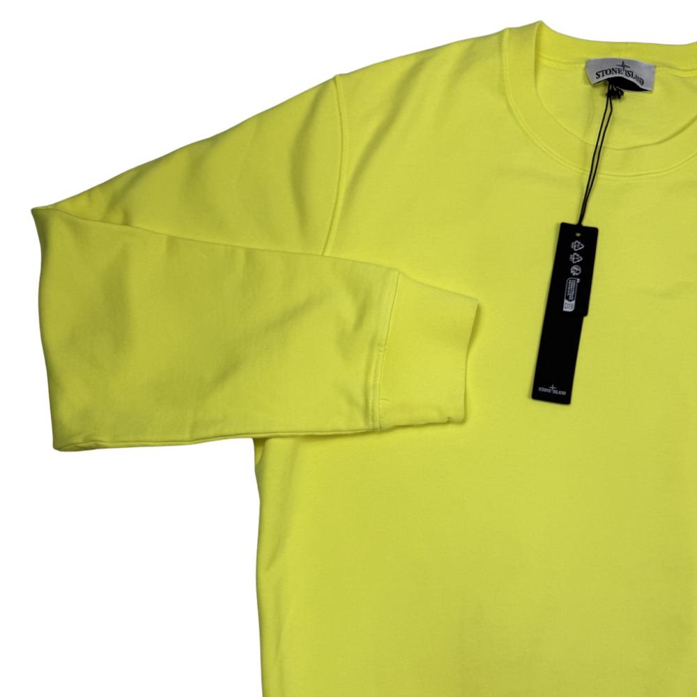 Sudadera cuello redondo Stone Island amarillo - talla 2XL