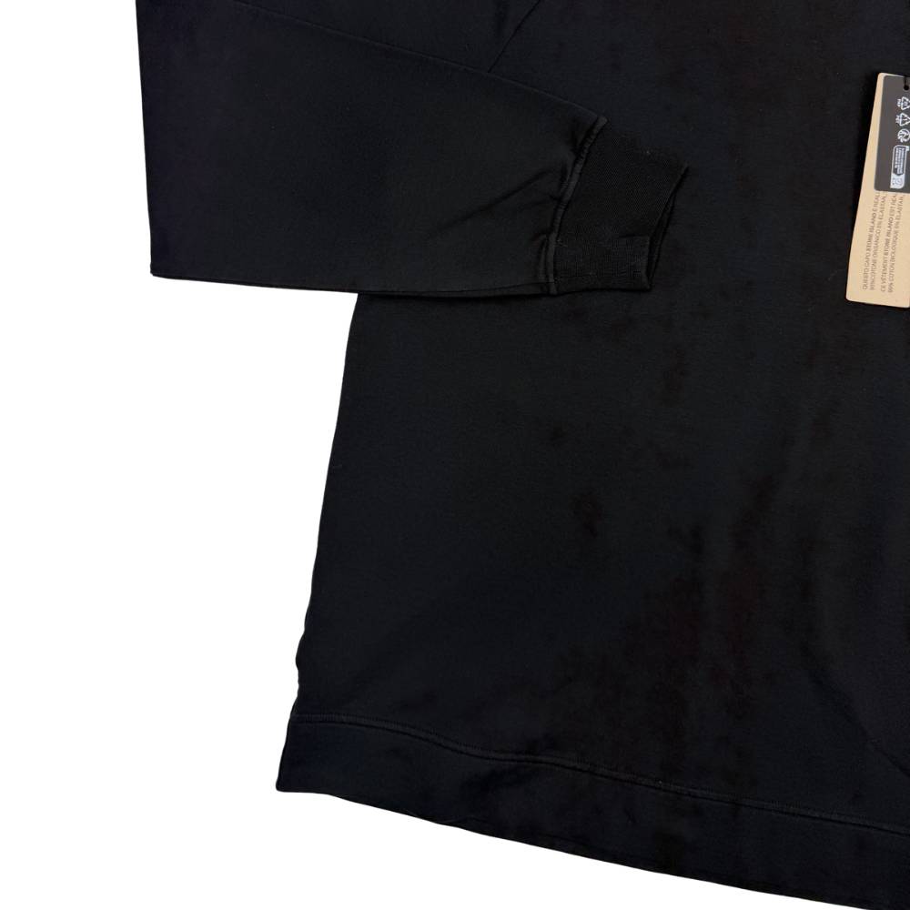 Sudadera cuello redondo Stone Island Ghost negra - talla M