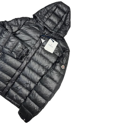 Plumífero con capucha Moncler Gliere gris - talla 6 (2XL)