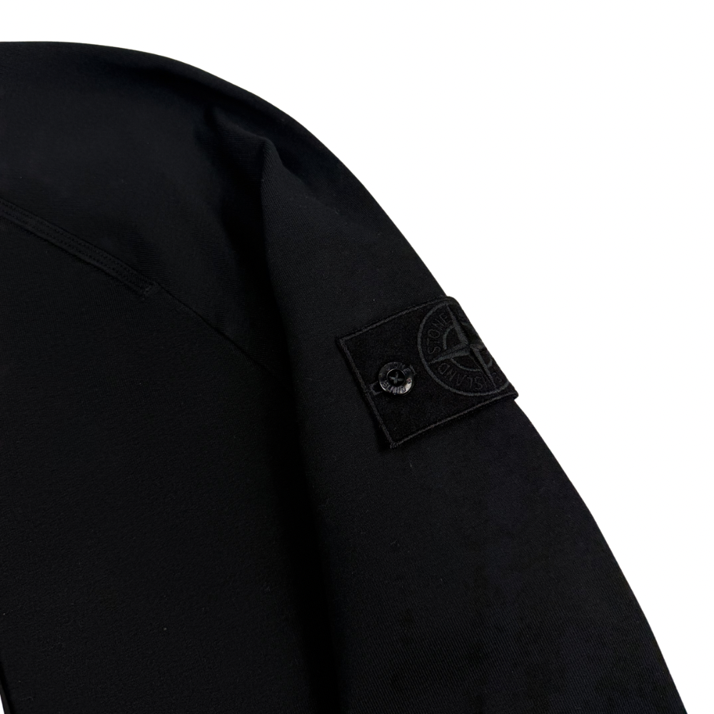 Sudadera cuello redondo Stone Island Ghost negra - talla M