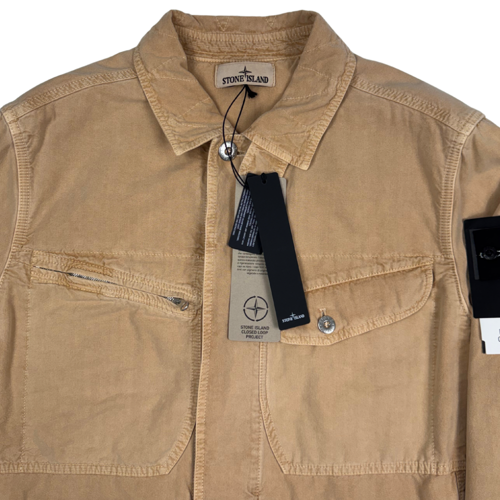 Chaqueta Stone Island Panama Tinto Terra Closed Loop Project naranja - talla L