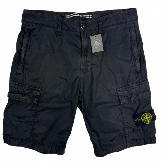 Pantalón Corto Cargo Stone Island Type RE negro - talla W/30