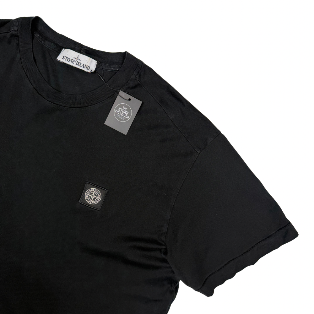 Camiseta Stone Island Negra manga corta - talla 2XL
