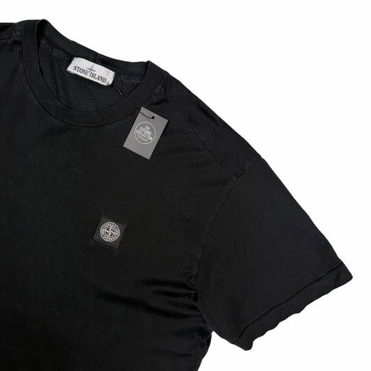 Camiseta Stone Island Negra manga corta - talla 2XL