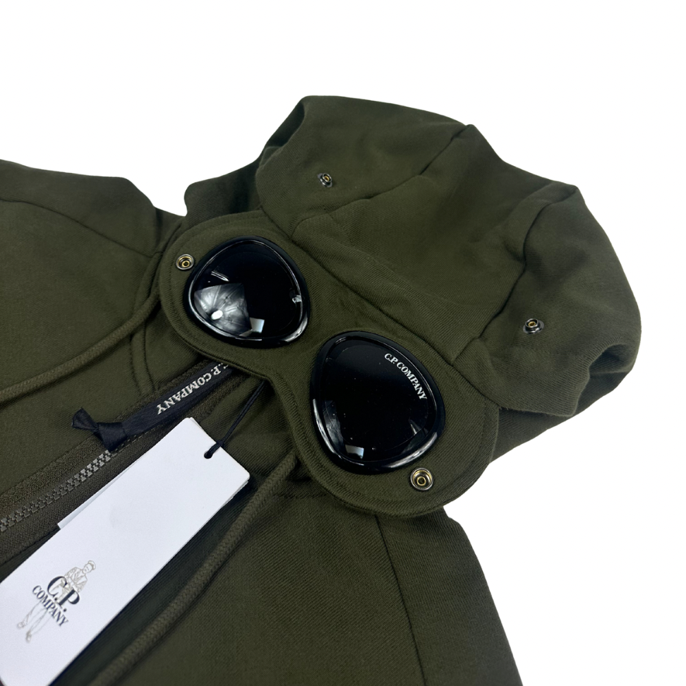 SUDADERA CON CREMALLERA GOGGLE C.P COMPANY - talla S