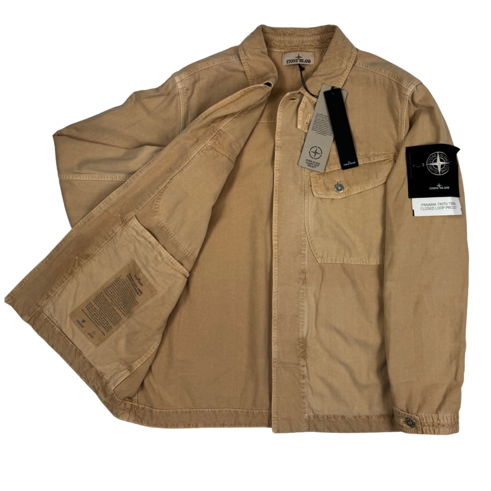 Chaqueta Stone Island Panama Tinto Terra Closed Loop Project naranja - talla L