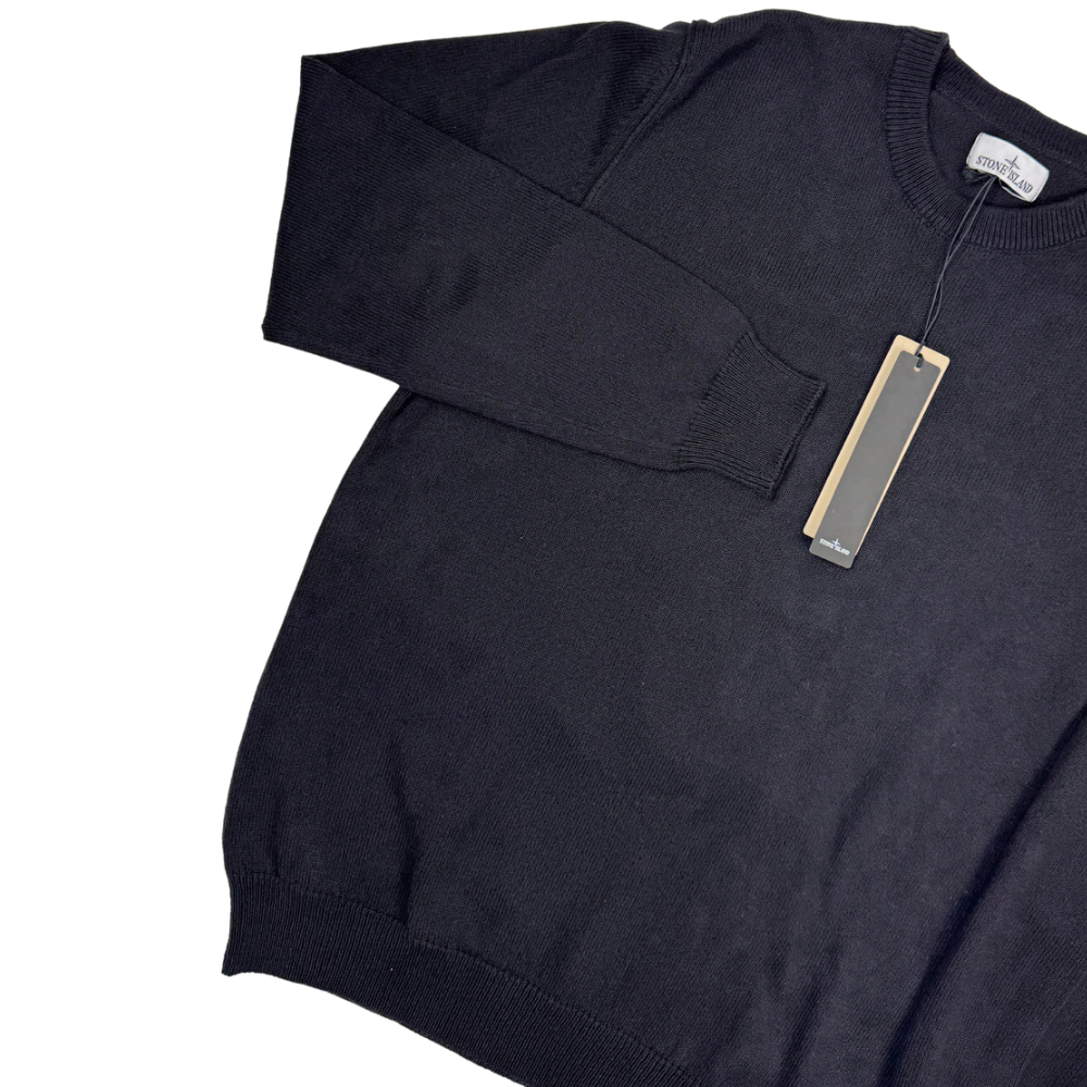 Jersey Stone Island cuello redondo negro - talla XL/2XL