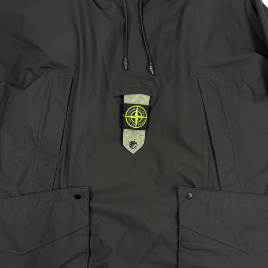 Anorak Stone Island Ripstop Gore-Tex With Paclite Product Technology Negro - talla XL