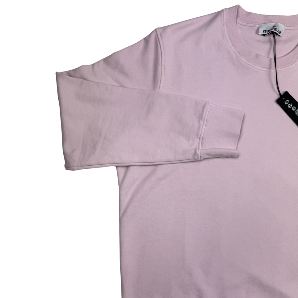 Sudadera cuello redondo Stone Island rosa - talla 2XL