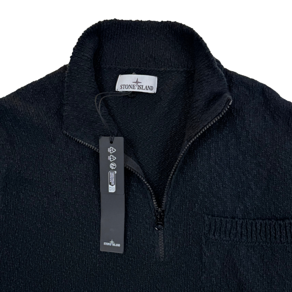Jersey Stone Island Half-Zip negro - talla M