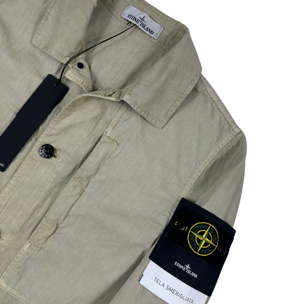 CHAQUETA STONE ISLAND TELA SMERIGLIATA - talla S