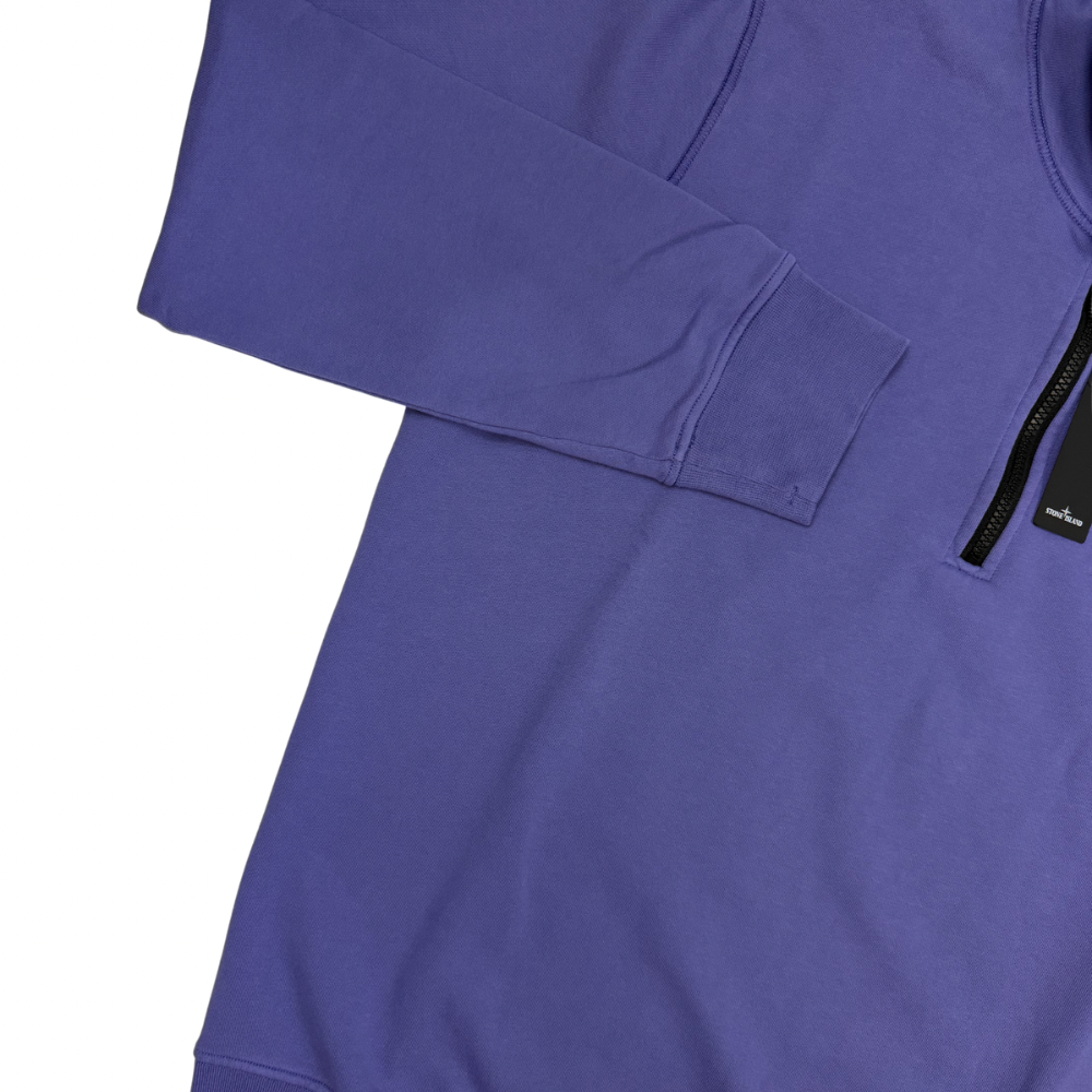 Sudadera Half - Zip Stone Island Morado - talla M / L / XL