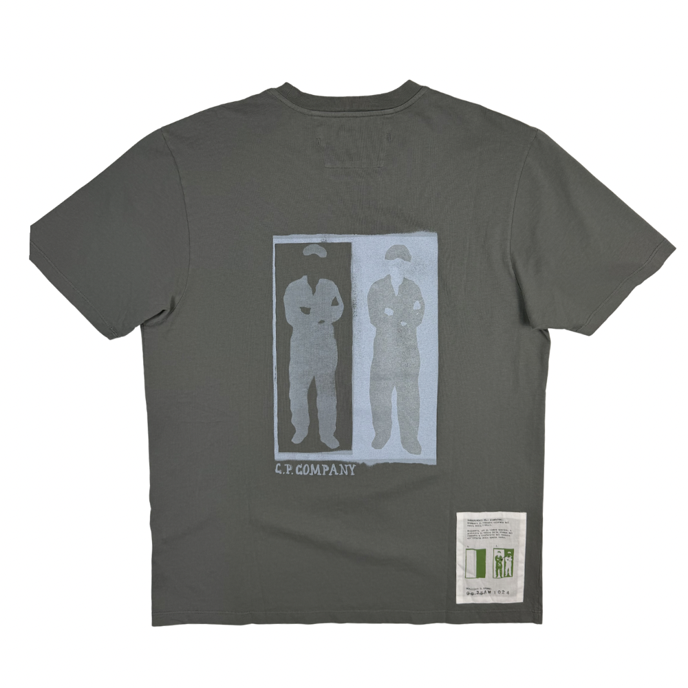 Camiseta C.P. Company gris manga corta - talla XS/L/XL/2XL