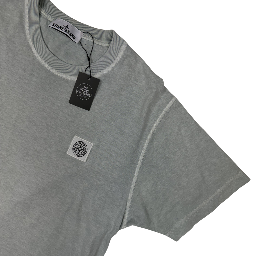 Camiseta Stone Island celeste manga corta - talla M
