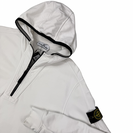 SUDADERA HALF - ZIP CON CAPUCHA STONE ISLAND - talla XL
