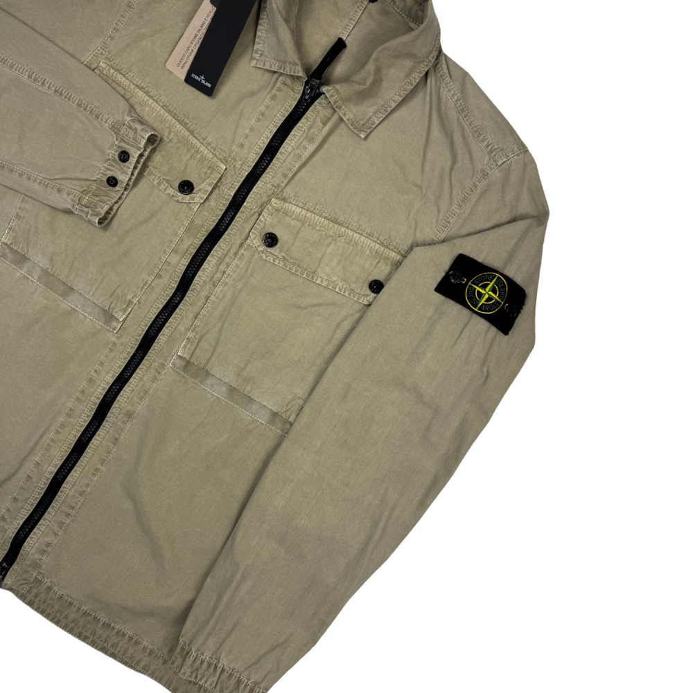 Sobrecamisa Stone Island Beige - talla M