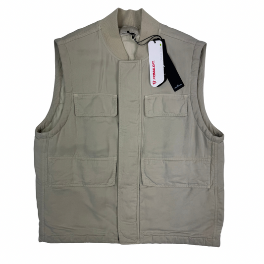 Chaqueta sin mangas Stone Island Cupro Raso With Primaloft-TC Ghost Piece beige - talla M