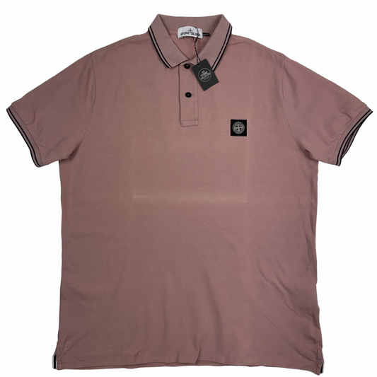 Polo Stone Island Rosa Manga corta  - talla 2XL