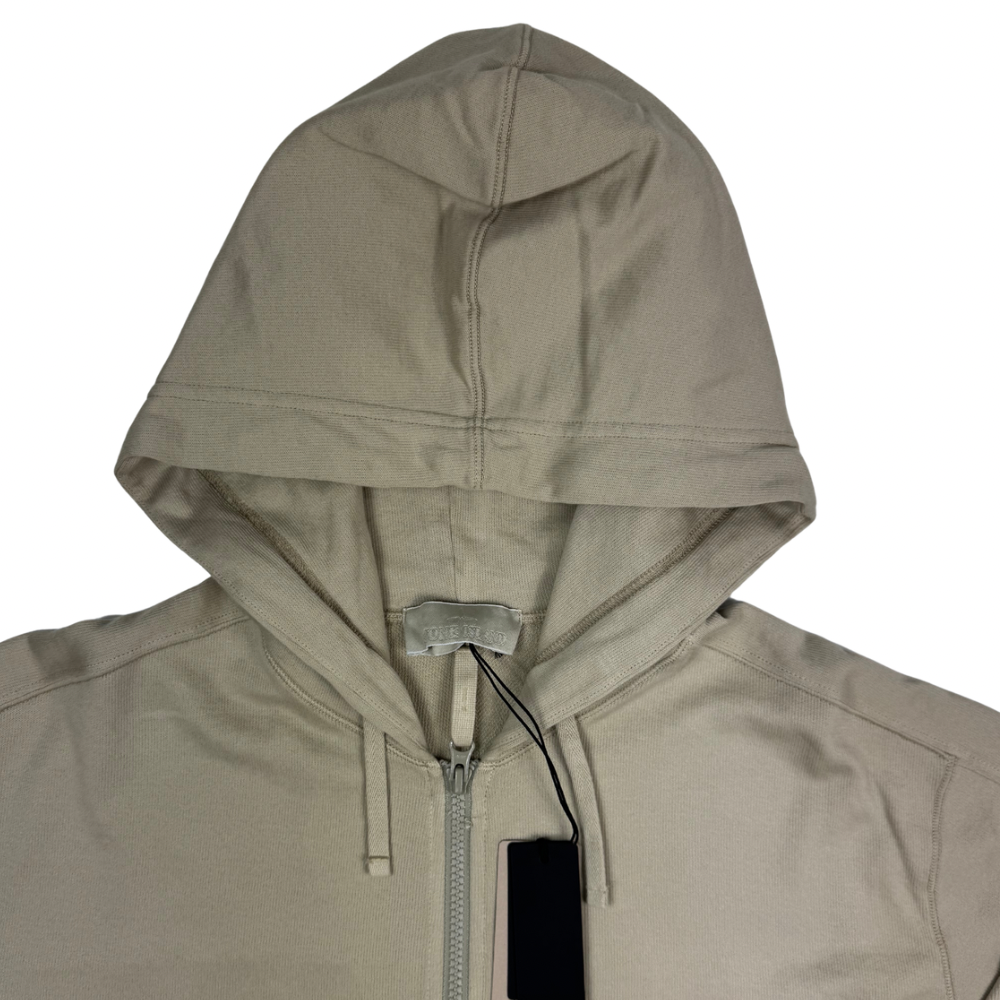 Sudadera Stone Island Ghost con capucha y cremallera arena - talla L-XL-2XL